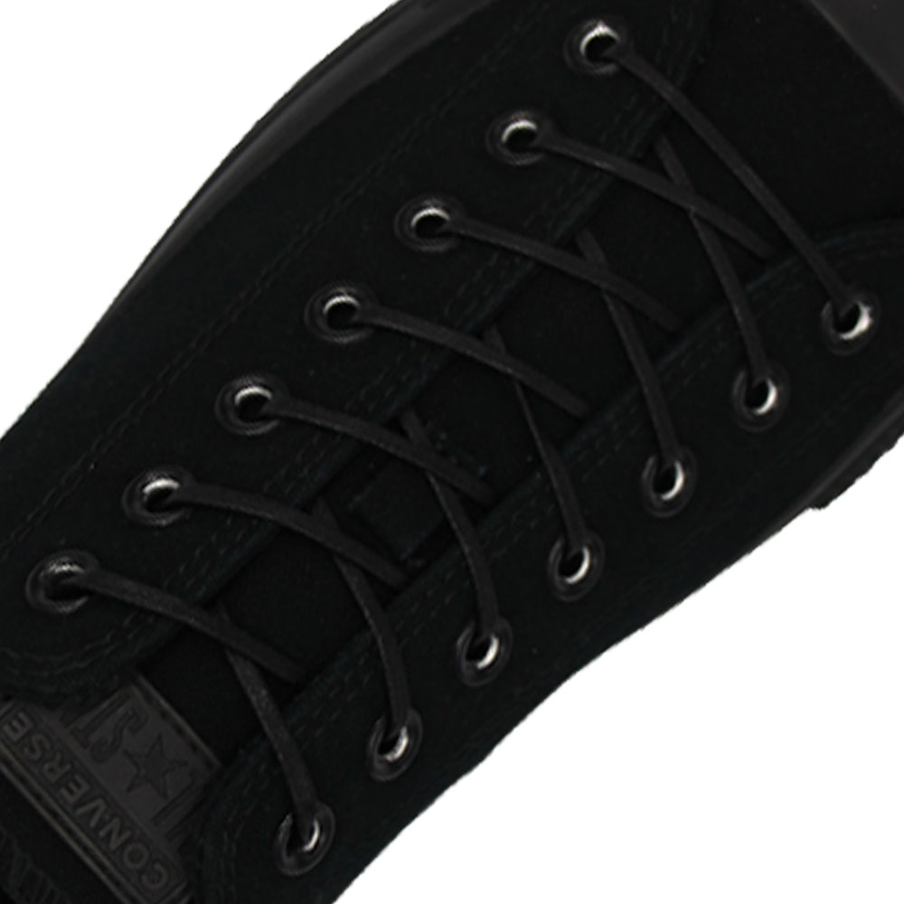 Black Wax Shoelace - 30cm Length 3mm Width