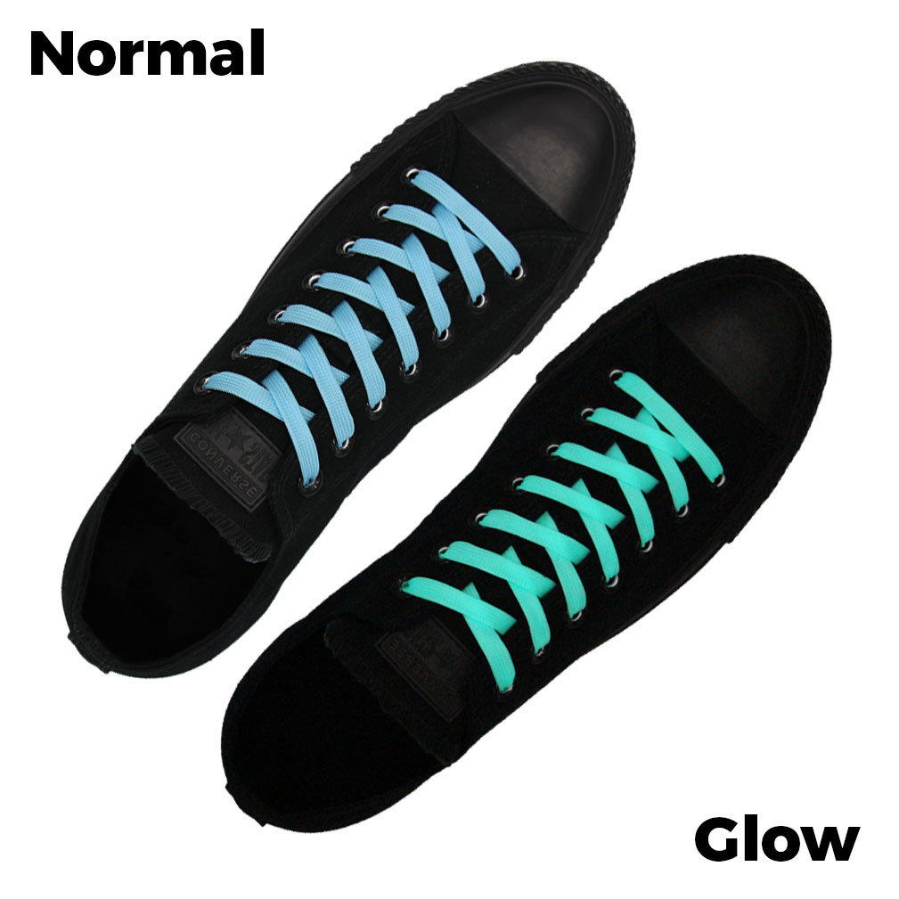 Blue Glow Shoelace - 30cm Length 10mm Width