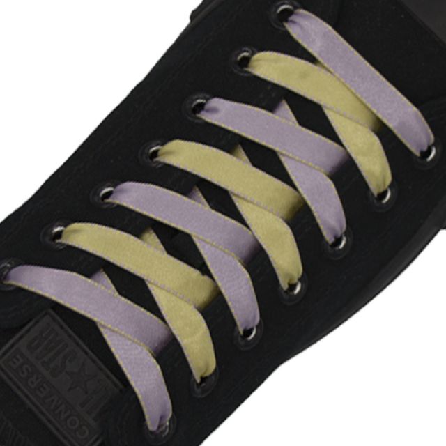 Pink Gold Satin Shoelace - 30cm Length 10mm Width