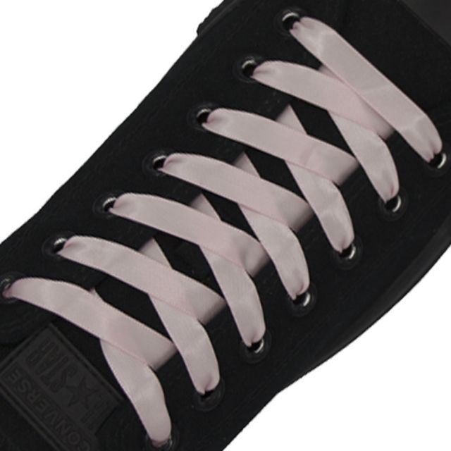 Light Pink Satin Shoelace - 30cm Length 10mm Width