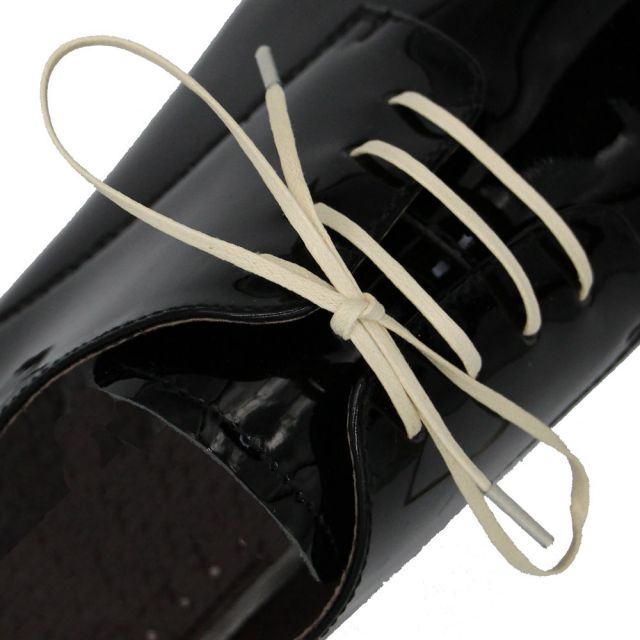 Cream Wax Shoelace - 30cm Length 3mm Width