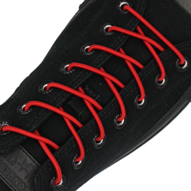 Red Elastic Shoelace - 30cm Length 3mm Diameter