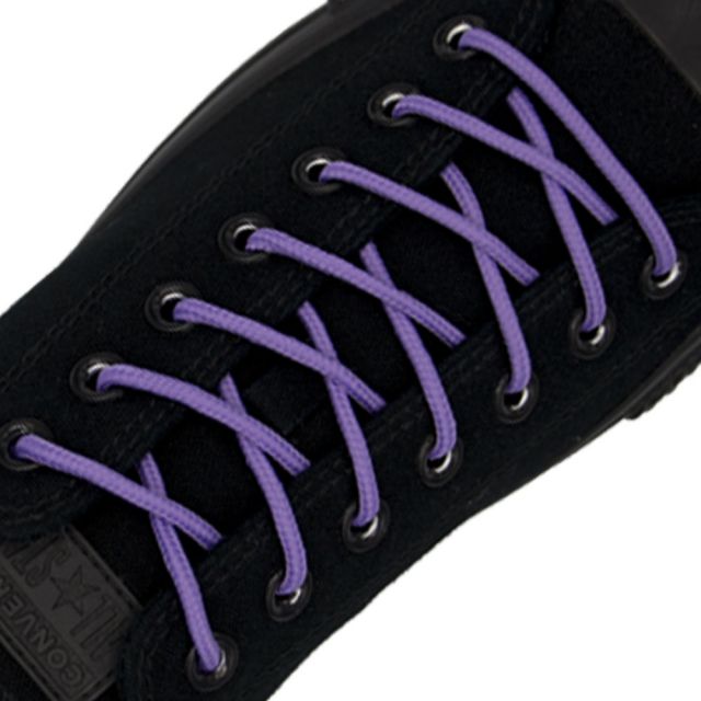 Light Purple Round Shoelace - 30cm Length 4mm Diameter