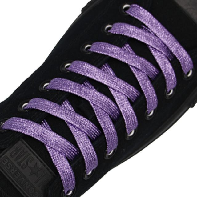 Glitter Shoelace - Purple 30cm Length 10mm Width