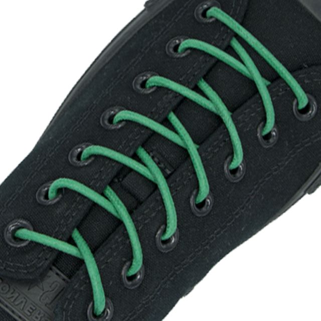 Green Wax Shoelace - 30cm Length 3mm Diameter