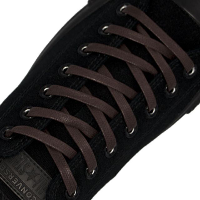 Dark Brown Wax Shoelace - 30cm Length 7mm Width