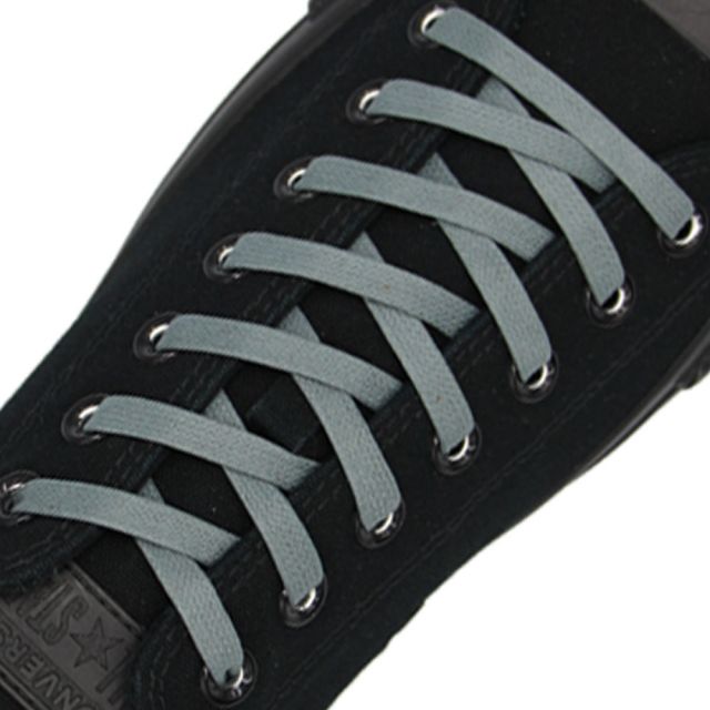 Grey Wax Shoelace - 30cm Length 7mm Width