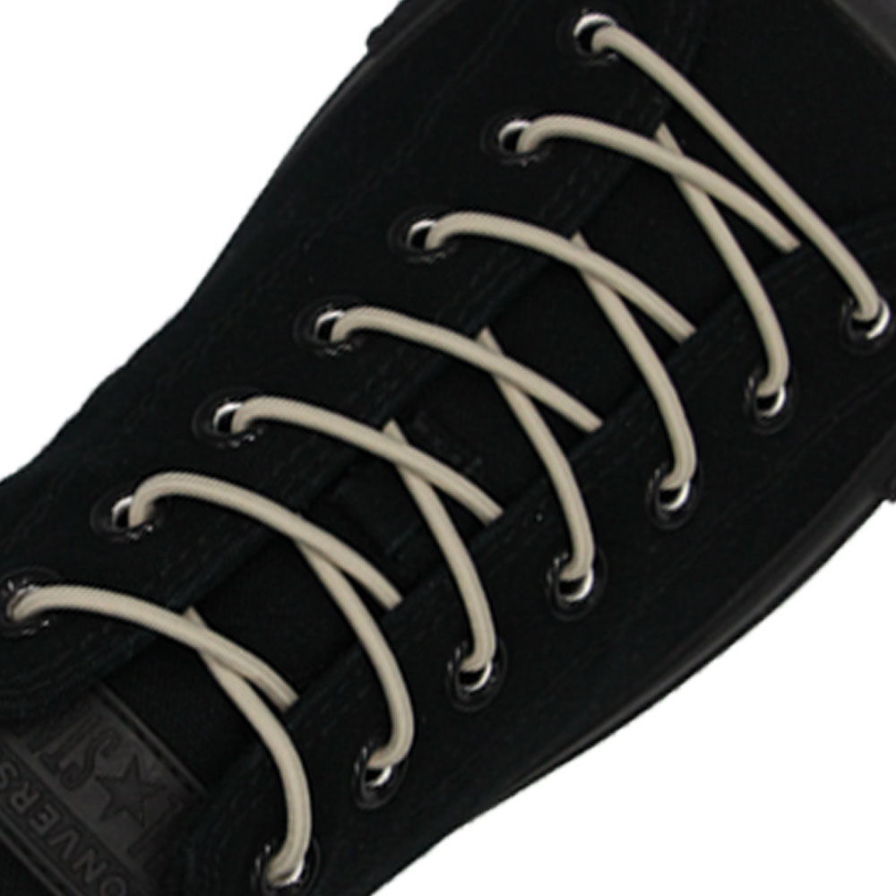 Antique White Elastic Shoelace - 30cm Length 3mm Diameter