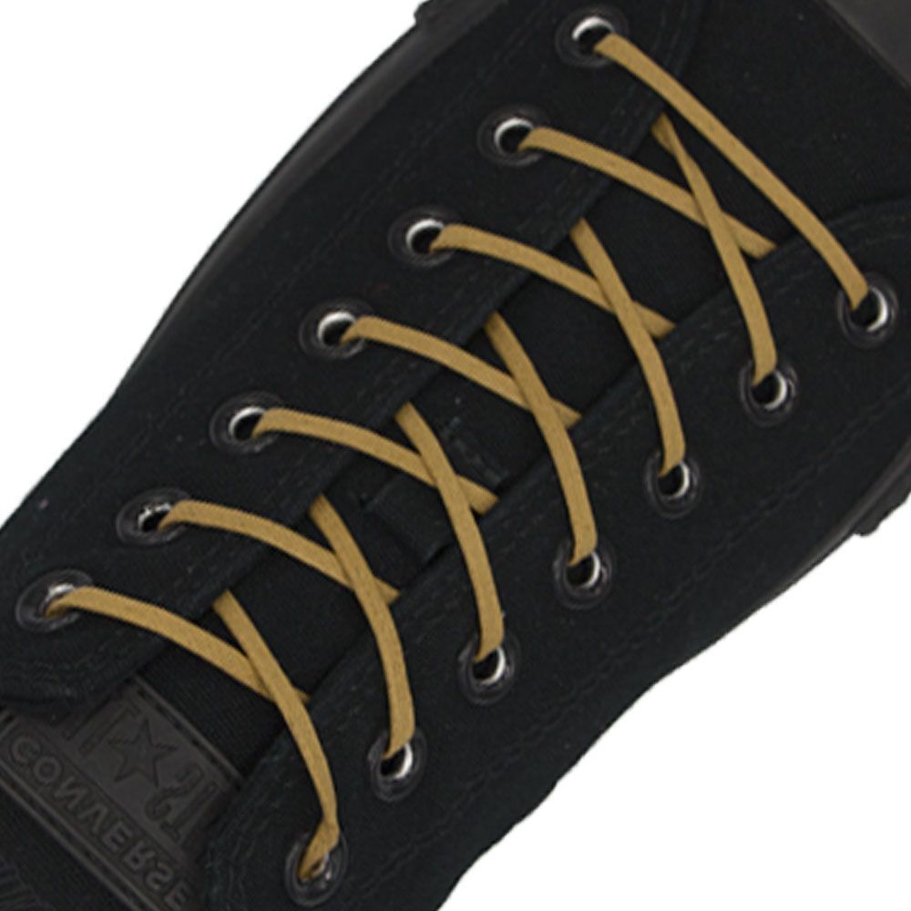 Light Brown Wax Shoelace - 30cm Length 3mm Width