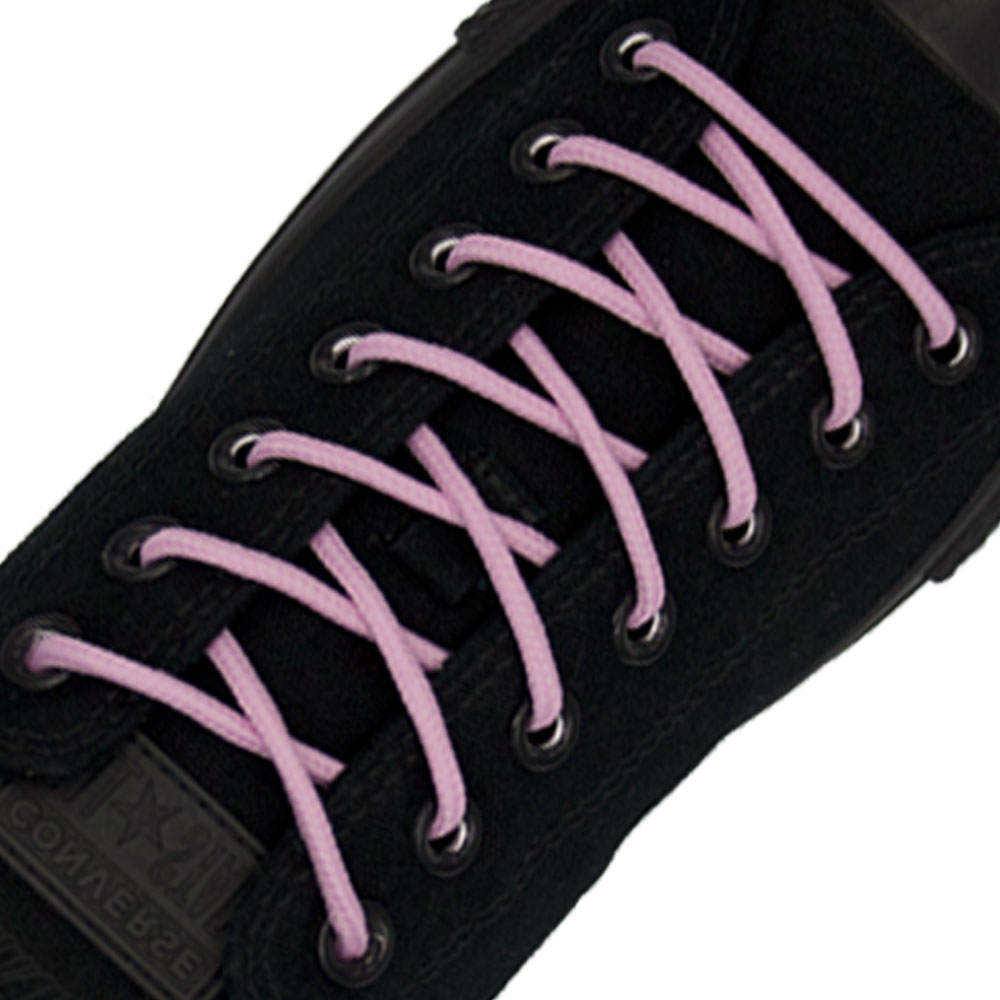 Light Pink Round Shoelace - 30cm Length 4mm Diameter