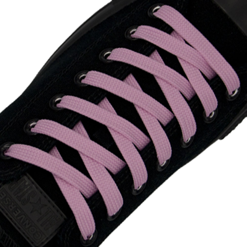 Pink Flat Shoelace - 30cm Length 10mm Width