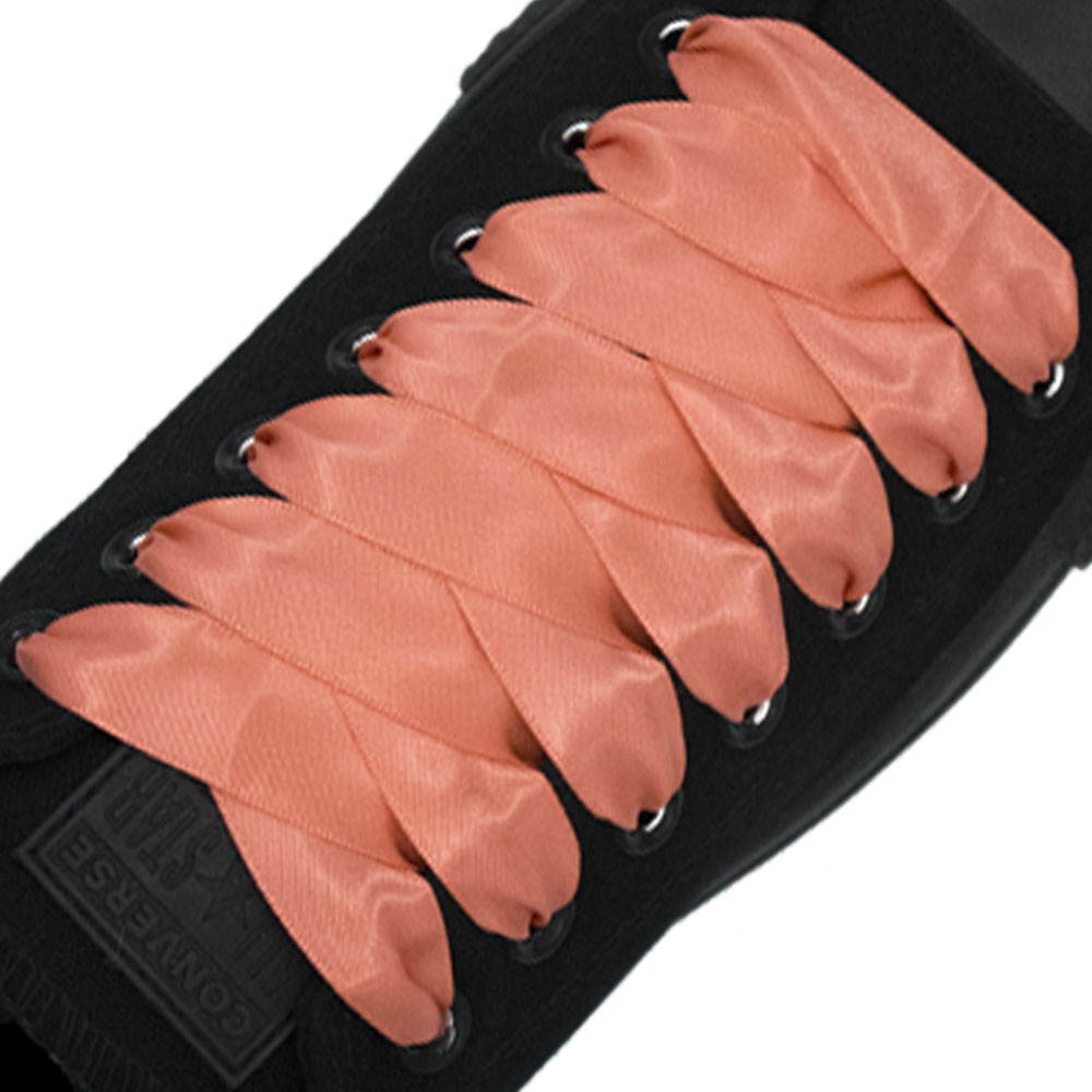 Watermelon Red Satin Shoelace - 30cm Length 20mm Width