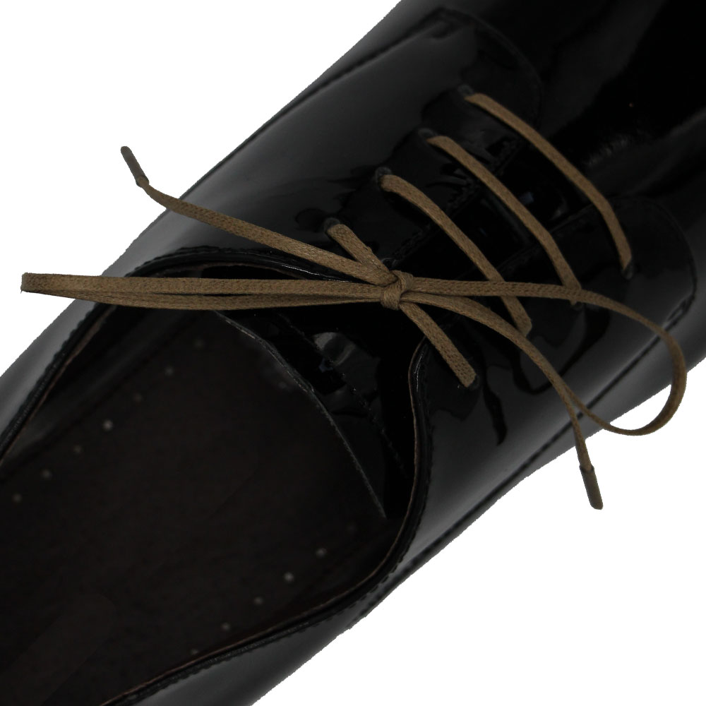 Tan Wax Shoelace - 30cm Length 3mm Width