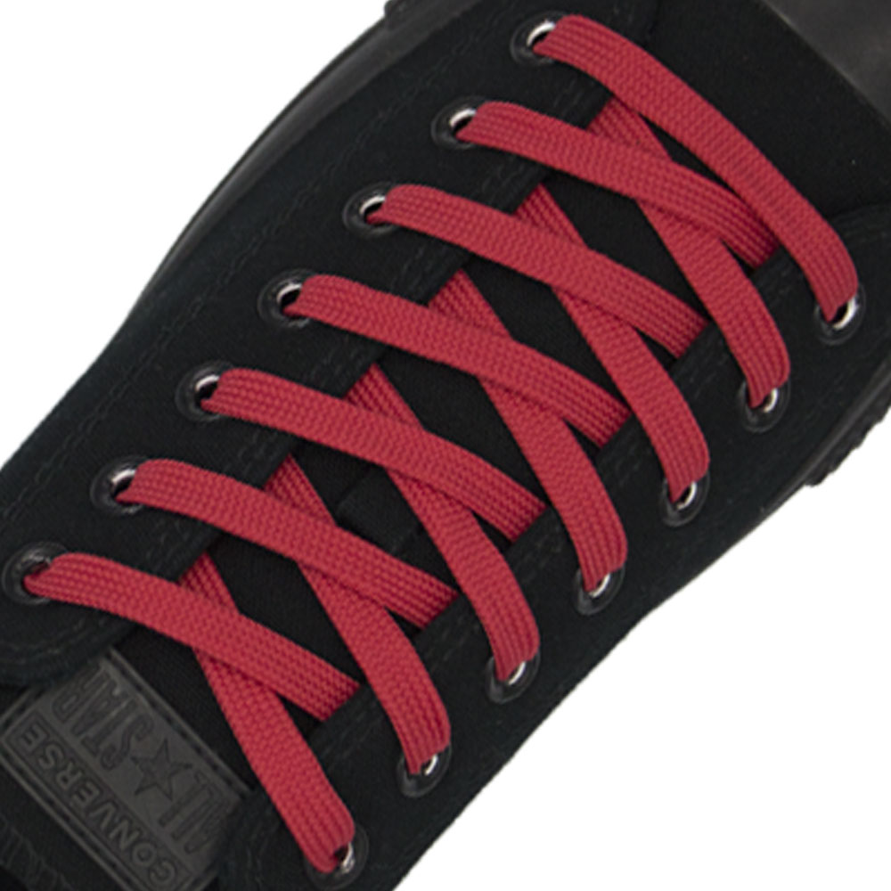 Watermelon Red Flat Shoelace - 30cm Length 10mm Width