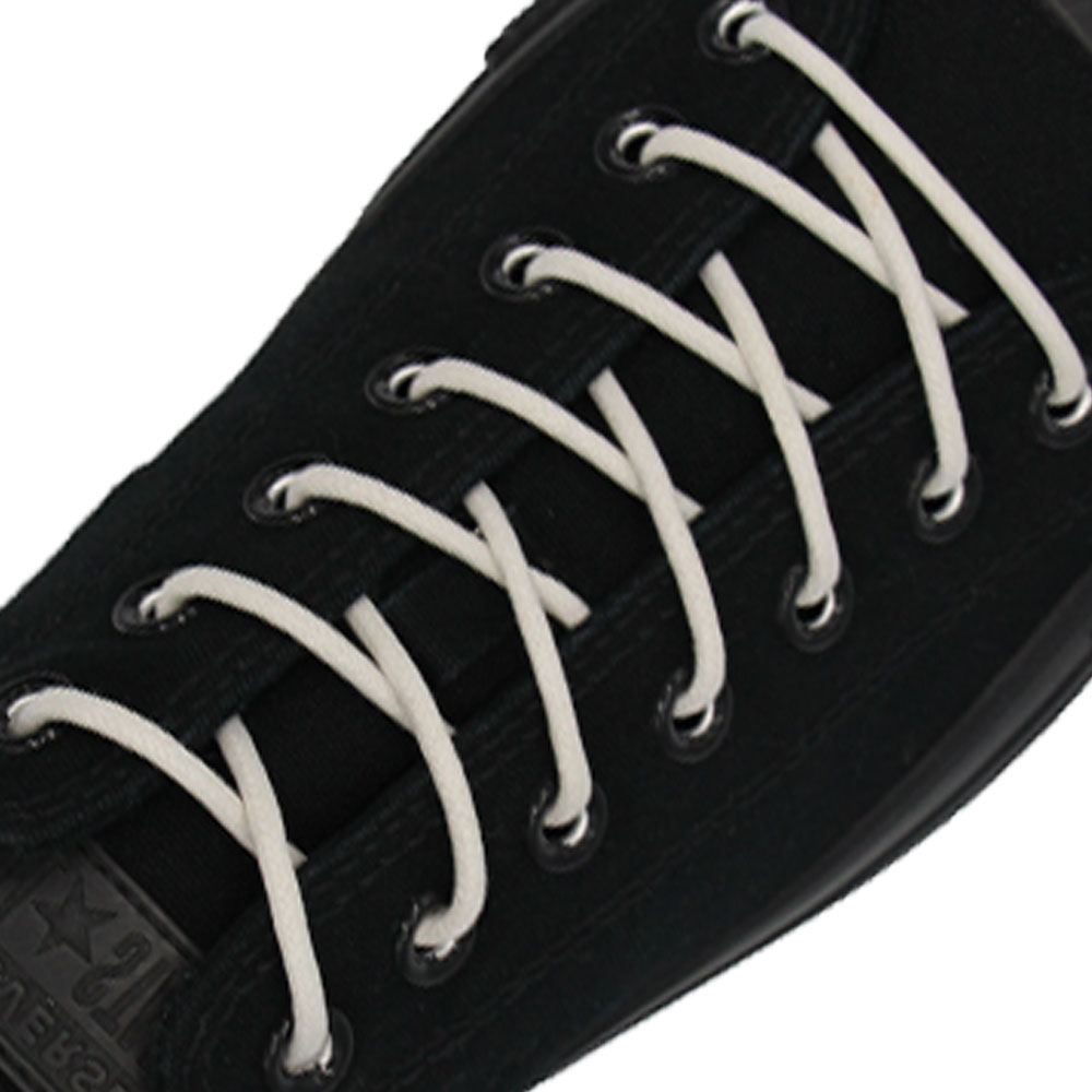 White Wax Shoelace - 30cm Length 3mm Diameter