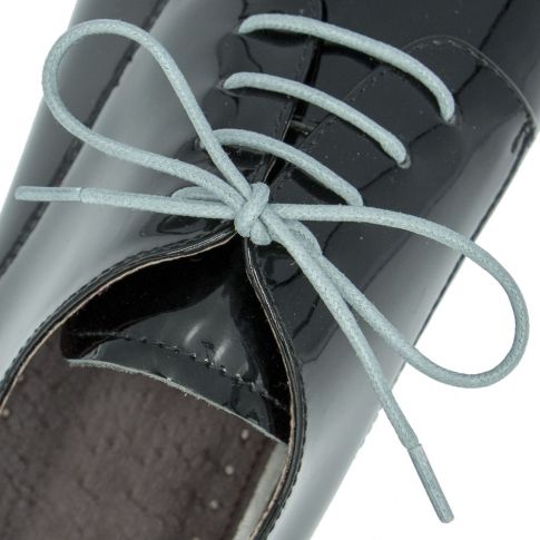 Grey Wax Shoelace - 30cm Length 2mm Diameter